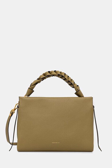 Coccinelle torebka skórzana kolor zielony E1 M50 19 02 01