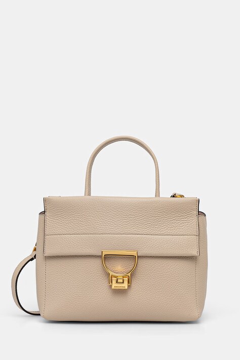 Coccinelle torebka skórzana kolor beżowy E1 MD5 18 01 01