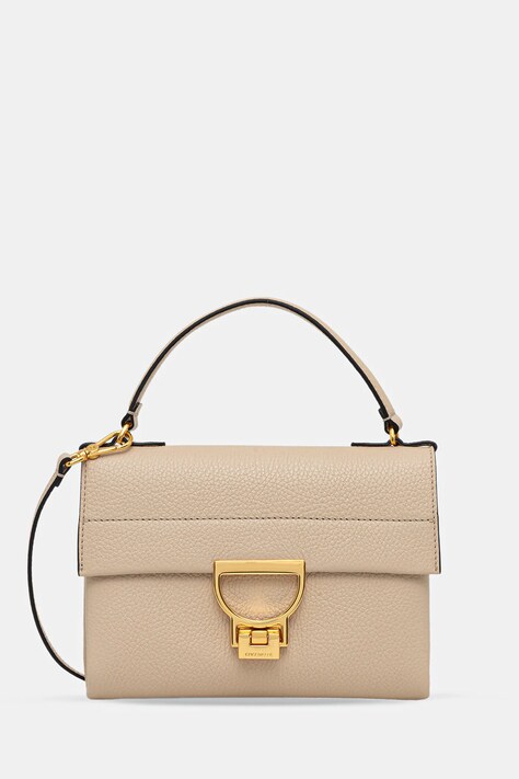 Coccinelle torebka skórzana Arlettis kolor beżowy E1 MD5 19 03 01