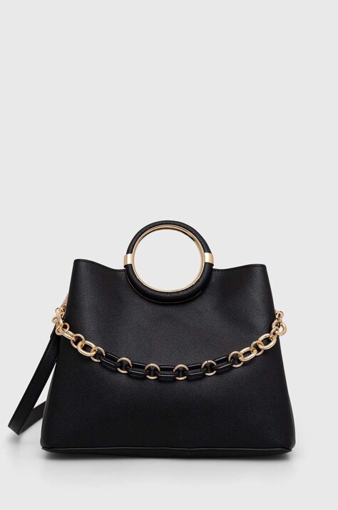 Τσάντα Aldo Dovie χρώμα: μαύρο