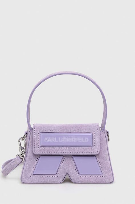 Замшевая сумочка Karl Lagerfeld