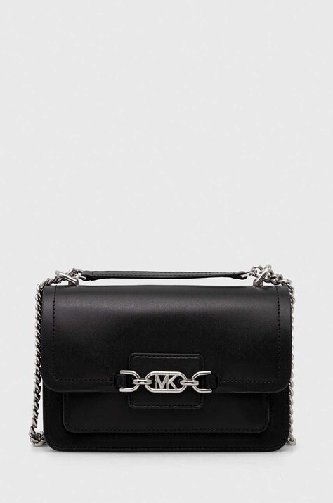 Кожена чанта MICHAEL Michael Kors в зелено