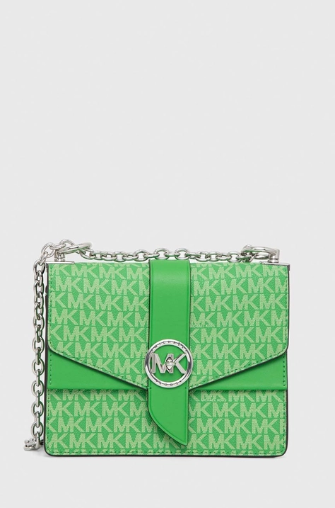 Torbica MICHAEL Michael Kors zelena barva