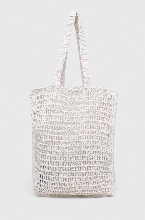Τσάντα Abercrombie & Fitch χρώμα: άσπρο