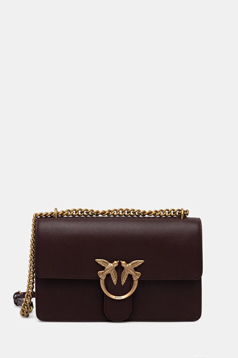 Pinko poseta de piele culoarea maro, 100941 A0F1