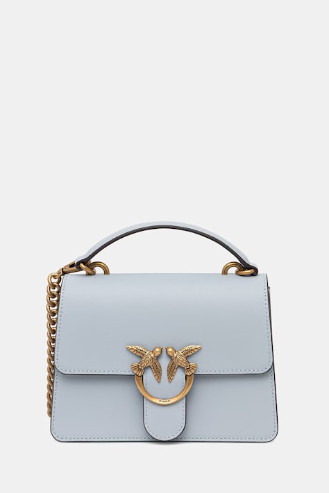 Pinko borsa a mano in pelle colore grigio 100071 A0F1