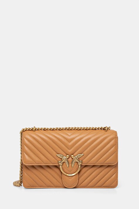 Pinko poseta de piele culoarea maro, 100941 A0GK