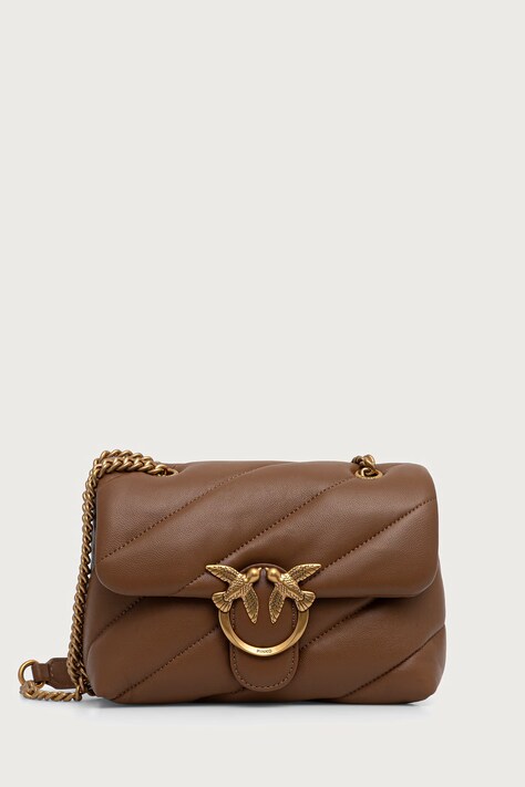 Pinko Crossbody kabelka dámská kožená burgundská 100039 A0F2