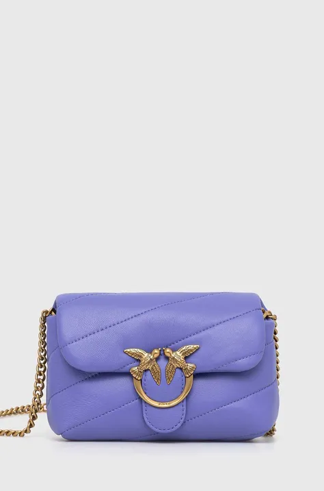 Τσάντα Pinko χρώμα: μοβ