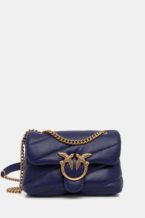 Usnjena torbica Pinko bež barva, 100040 A0F2