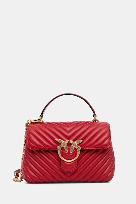 Pinko torebka crossbody damska skórzana czerwona 100044 A0GK