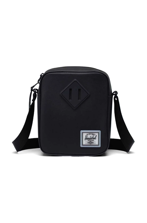 Τσάντα Herschel Heritage Crossbody χρώμα: μαύρο