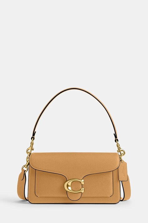 Coach torebka crossbody damska skórzana Tabby 26 beżowa CH857