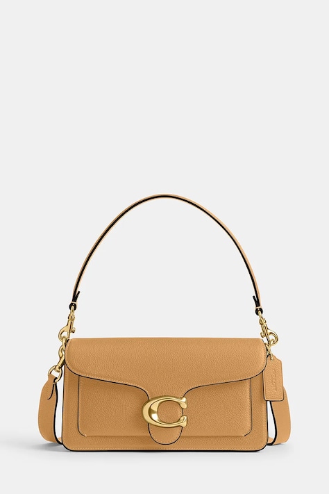 Coach Tabby 26 чанта crossbody дамска от кожа бежова CH857