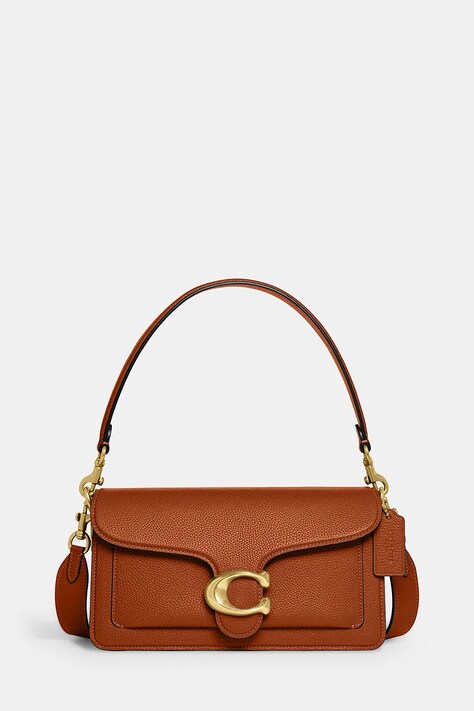 Coach torebka crossbody damska skórzana Tabby 26 brązowa CH857