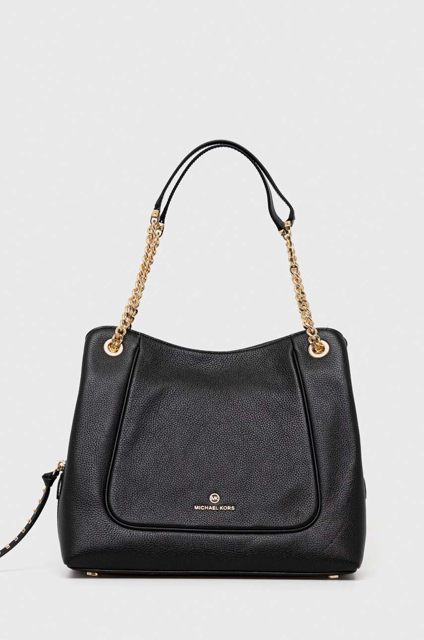 MICHAEL Michael Kors torebka skórzana kolor czarny