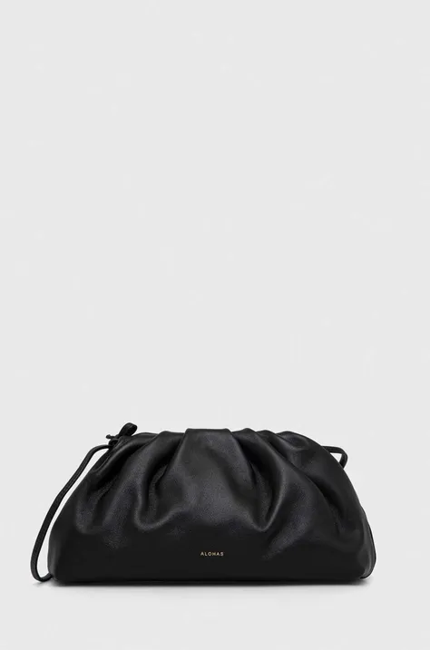 Шкіряна сумочка Alohas колір чорний
