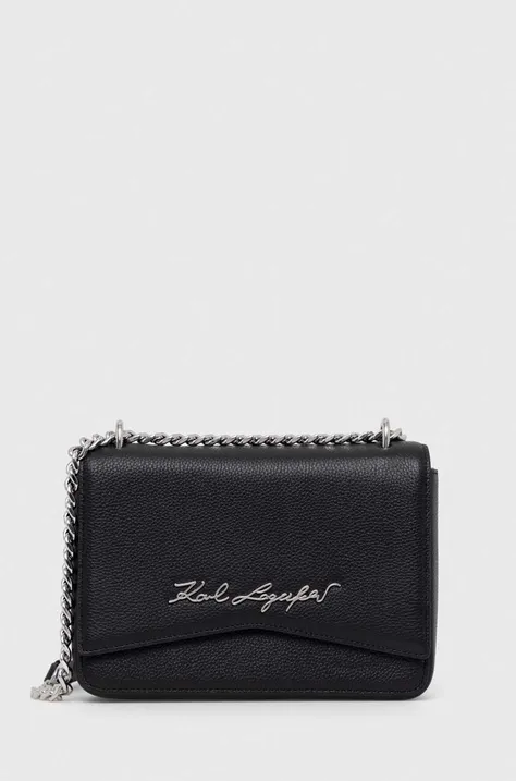 Кожена чанта Karl Lagerfeld