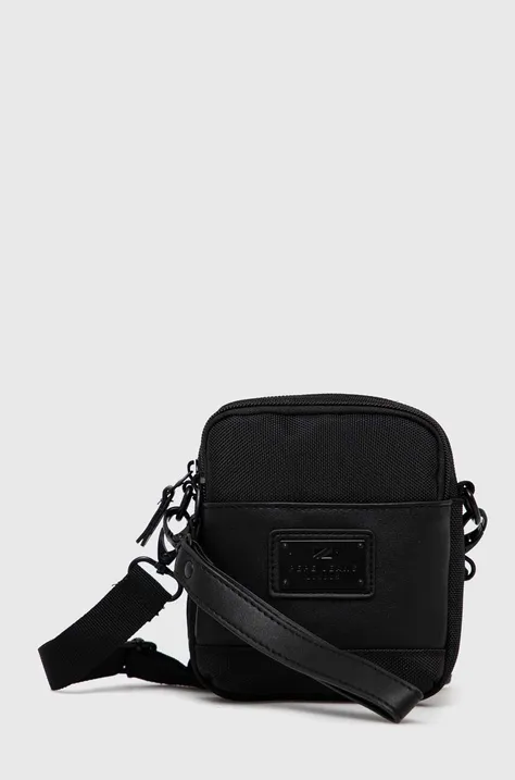 Malá taška Pepe Jeans čierna farba