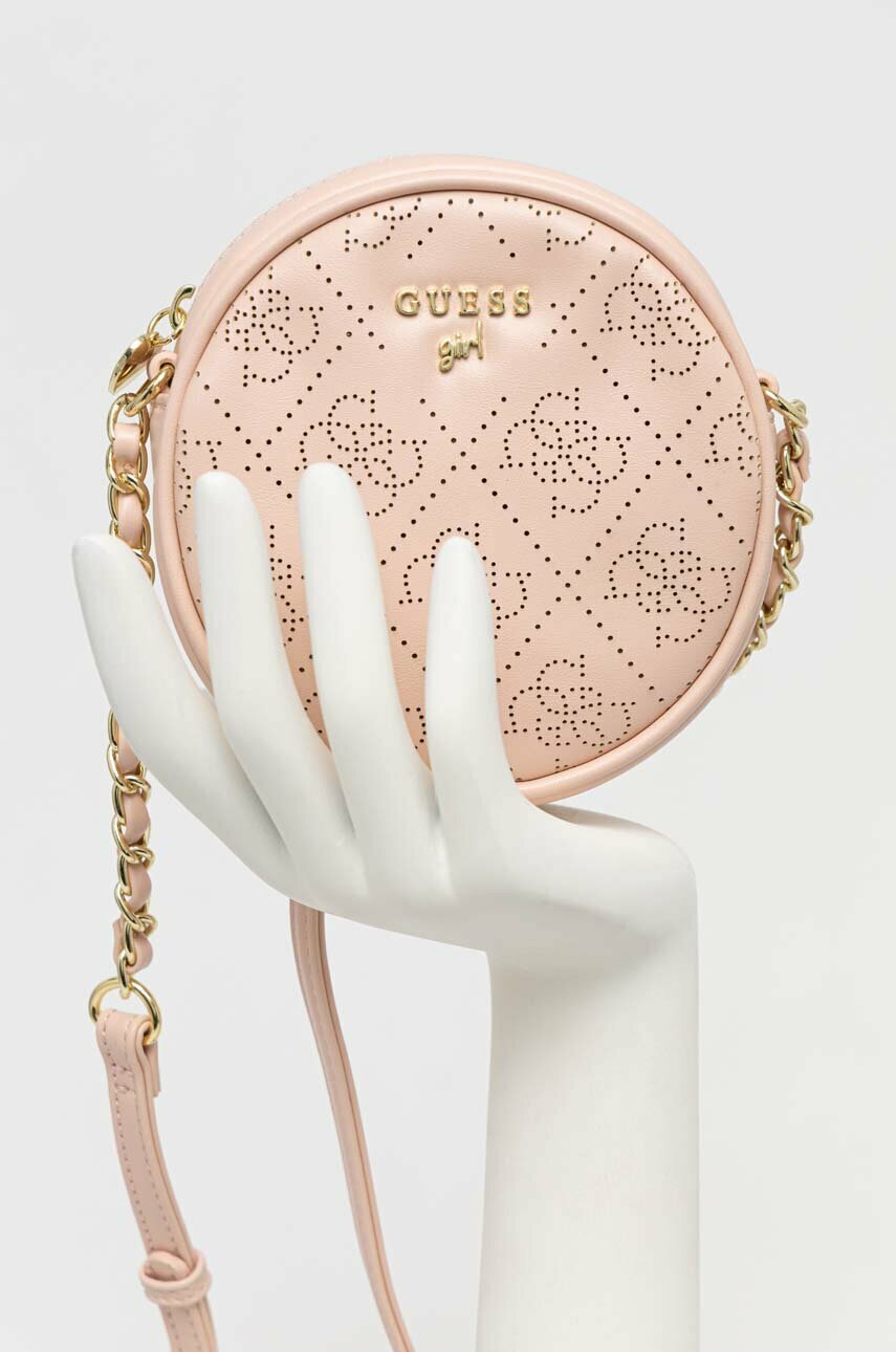 Дитяча сумочка Guess колір рожевий