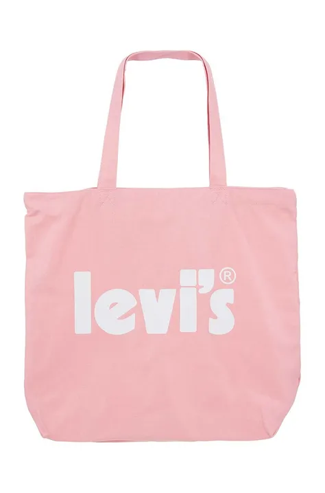 Dětská taška Levi's růžová barva