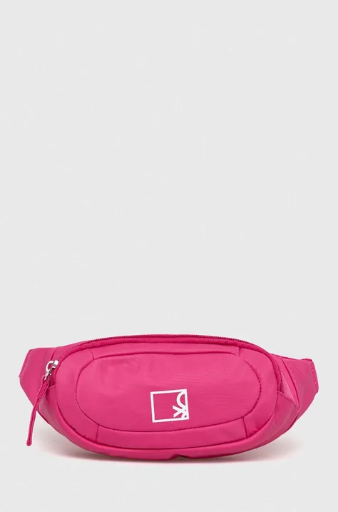 Otroška opasna torbica United Colors of Benetton vijolična barva