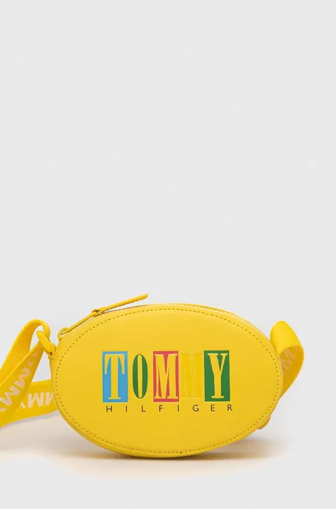 Παιδική τσάντα Tommy Hilfiger χρώμα: κίτρινο