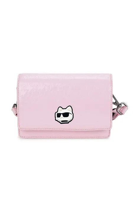 Дитяча сумочка Karl Lagerfeld колір рожевий
