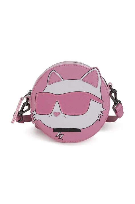 Παιδική τσάντα Karl Lagerfeld χρώμα: ροζ