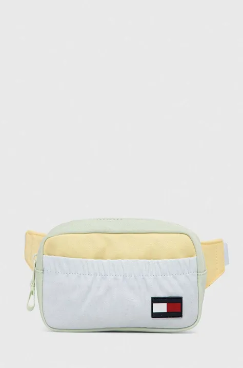 Otroška torbica za pas Tommy Hilfiger turkizna barva