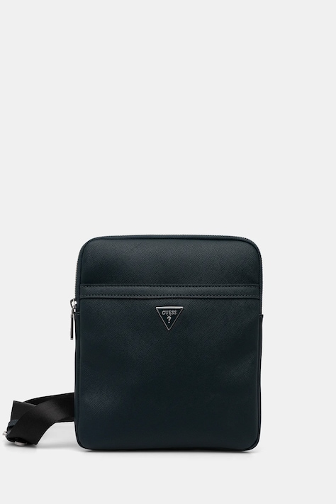 Torbica za okoli pasu Guess CERTOSA črna barva, HMECSA P3123