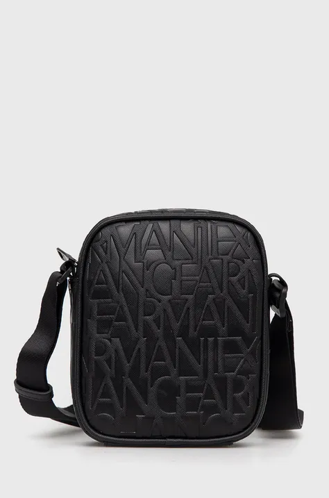 Malá taška Armani Exchange čierna farba, 952527 CC838