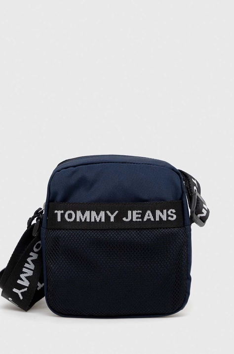 Torbica Tommy Jeans boja: tamno plava