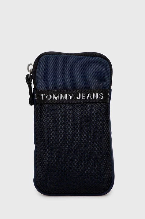 Ovitek za telefon Tommy Jeans mornarsko modra barva