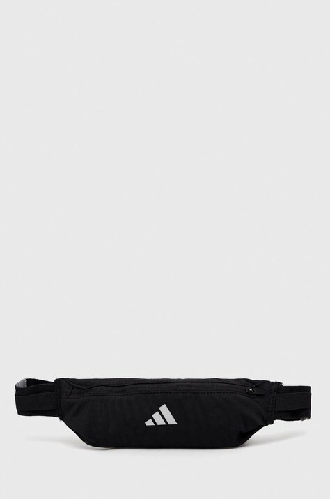 adidas Performance pas biegowy kolor czarny