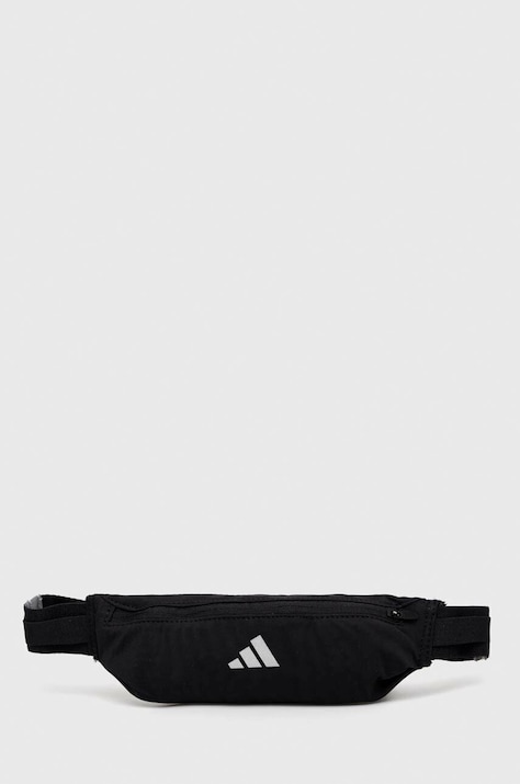 adidas Performance pas biegowy kolor czarny