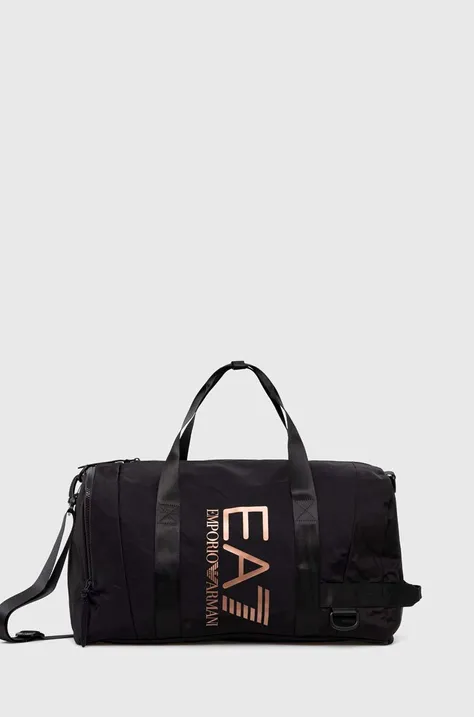 Τσάντα EA7 Emporio Armani χρώμα: μαύρο