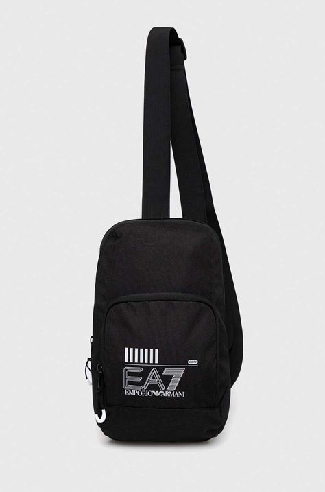 Чанта през рамо EA7 Emporio Armani в черно