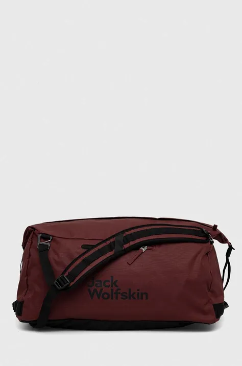 Jack Wolfskin torba kolor bordowy