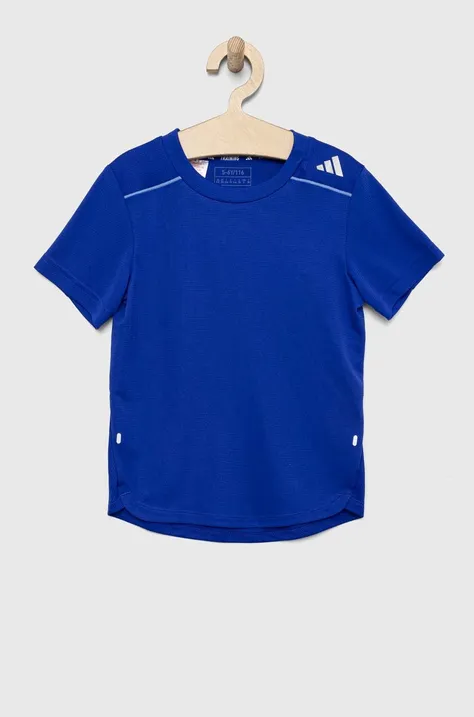 adidas t-shirt dziecięcy B D4S TEE kolor niebieski z nadrukiem