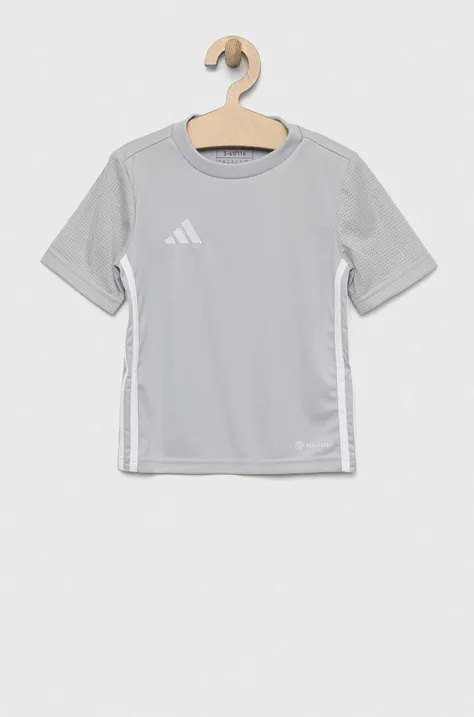 Dětské tričko adidas Performance TABELA 23 JSY šedá barva, s aplikací
