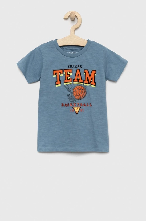 Guess t-shirt in cotone per bambini