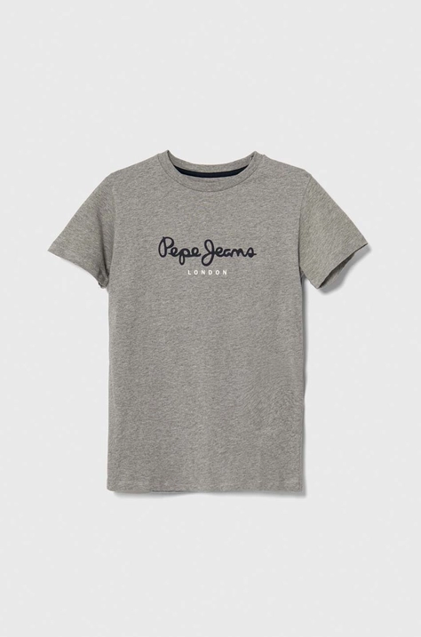 Pepe Jeans tricou de bumbac pentru copii culoarea verde, cu imprimeu