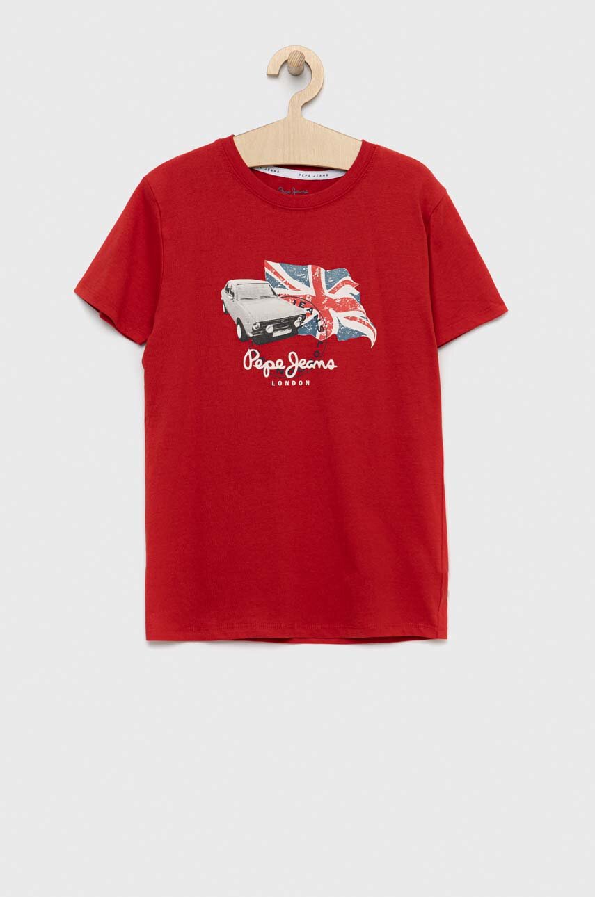 Dětské bavlněné tričko Pepe Jeans