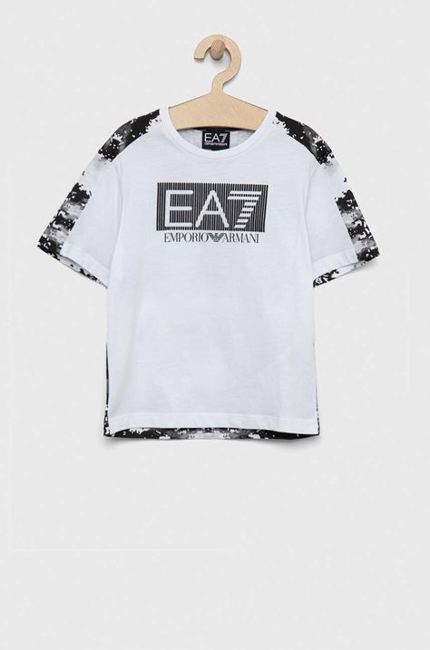 EA7 Emporio Armani gyerek pamut póló