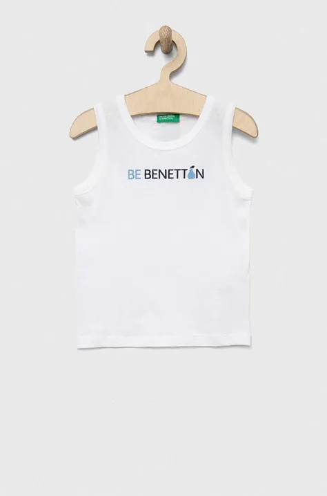 Dječja pamučna majica kratkih rukava United Colors of Benetton