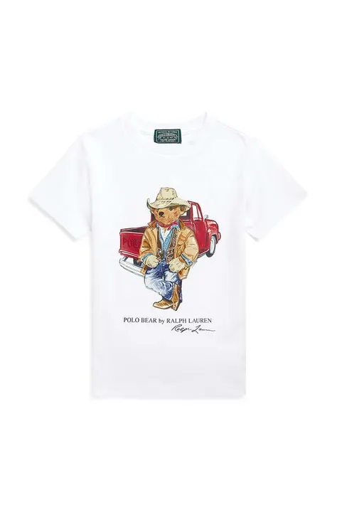 Дитяча бавовняна футболка Polo Ralph Lauren