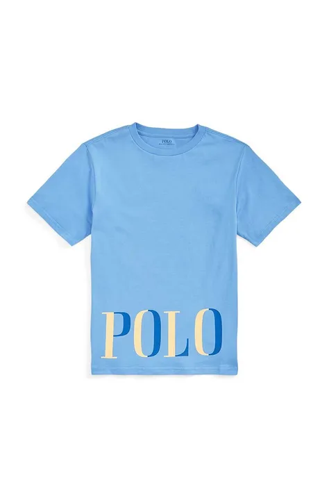 Polo Ralph Lauren gyerek pamut póló nyomott mintás