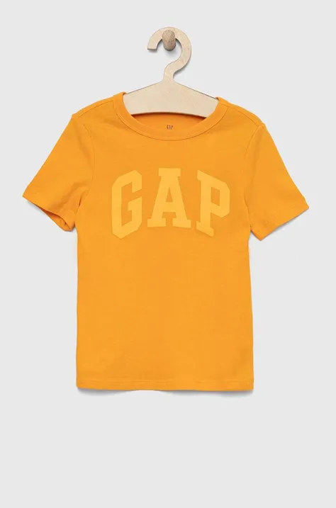 Dječja pamučna majica kratkih rukava GAP