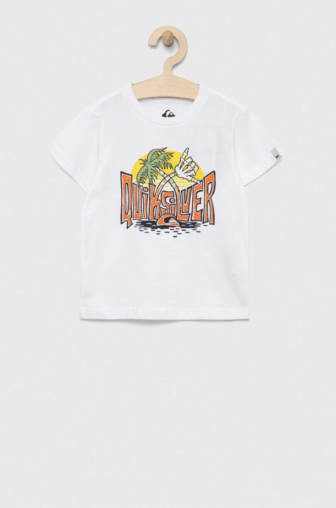 Dječja pamučna majica kratkih rukava Quiksilver